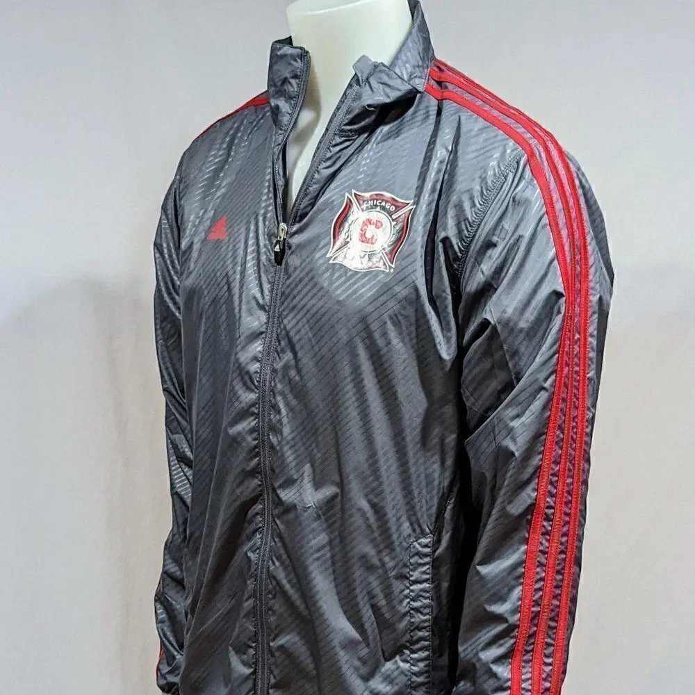 Adidas Chicago Fire Windbreaker Jacket Sz. S‎